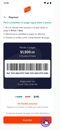 Conoce la Pantalla de Pago