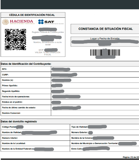 ¿qué Es Y Cómo Obtener Mi Constancia De Situación Fiscalemk 0996